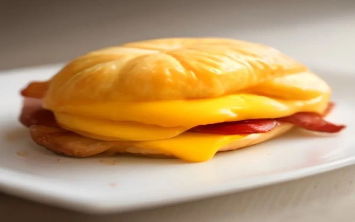 Burger King Bacon, Egg, & Cheese Croissan'wich — breakfast item