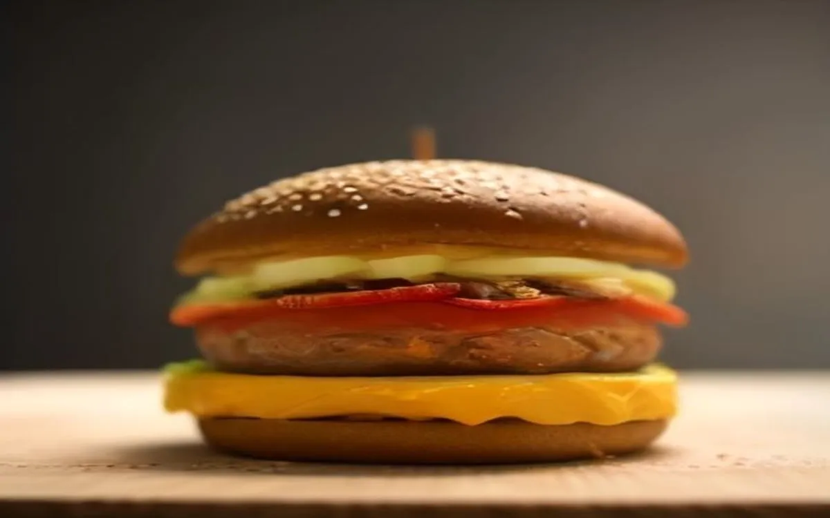 Burger King Bacon Swiss BBQ Whopper — flame-grilled burger