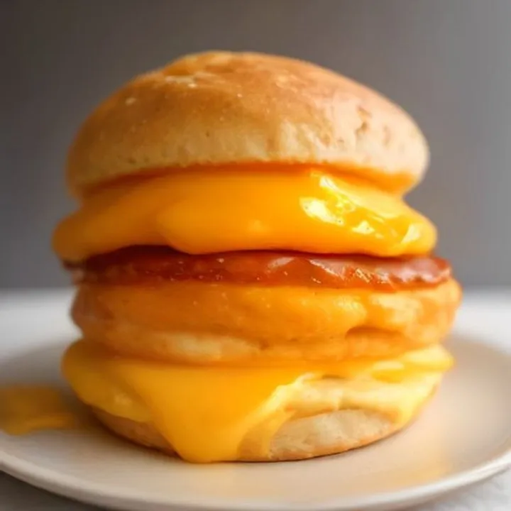 Burger King Double Sausage, Egg, & Cheese Biscuit — breakfast item