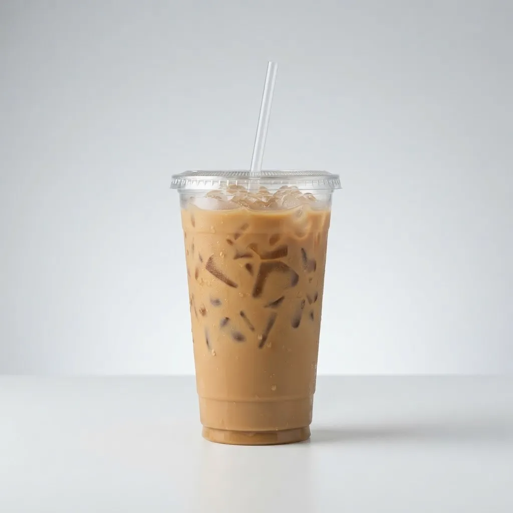 Burger King Extra Plain Iced Coffee, drink