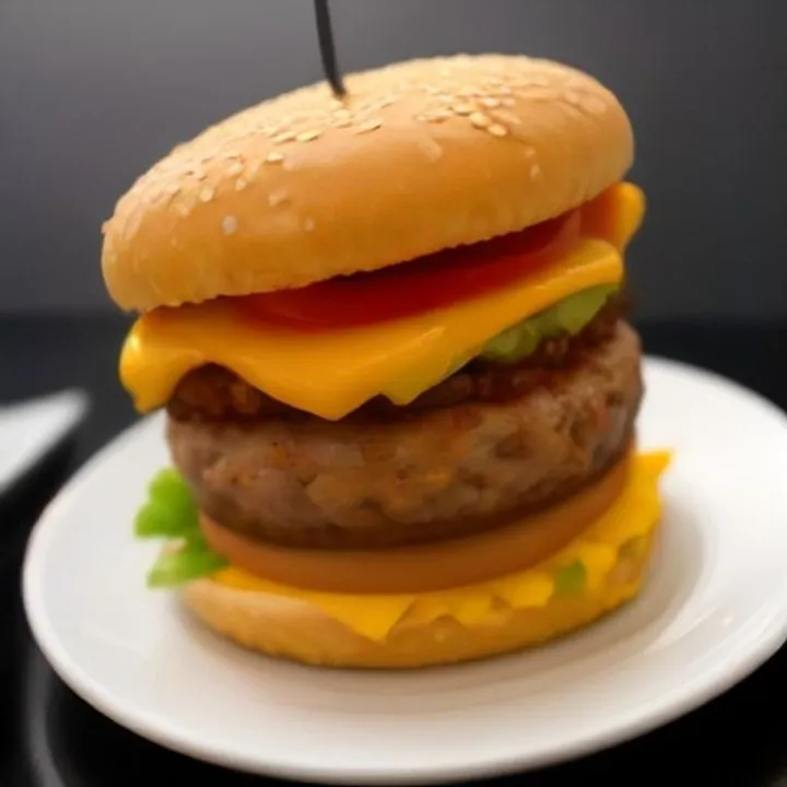 Burger King Kid's Cheeseburger — burger