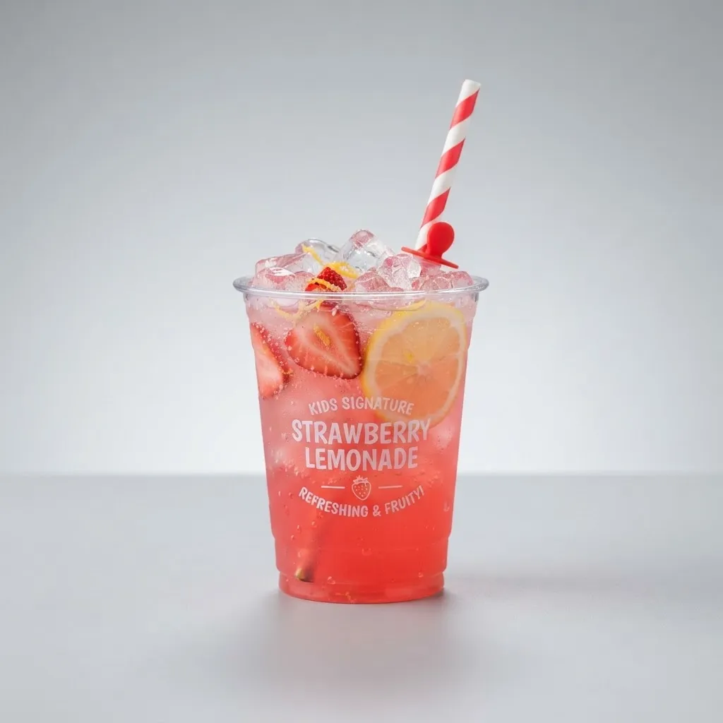 Burger King Kids Signature Strawberry Lemonade, drink