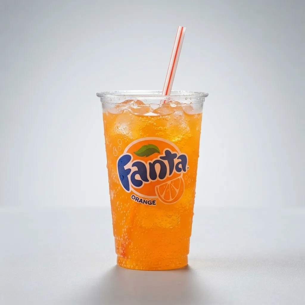 Burger King Fanta Orange, drink