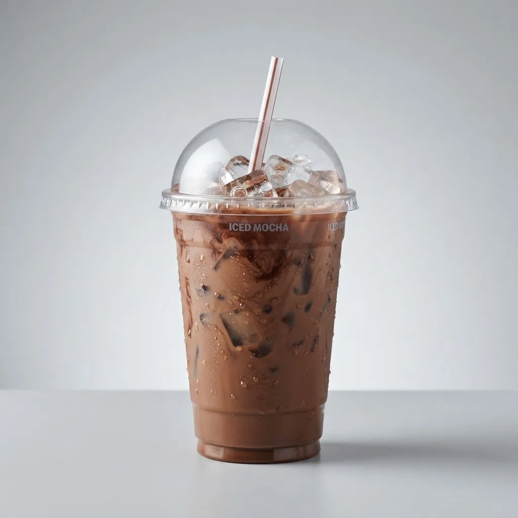 Burger King Mocha Iced Coffee, drink