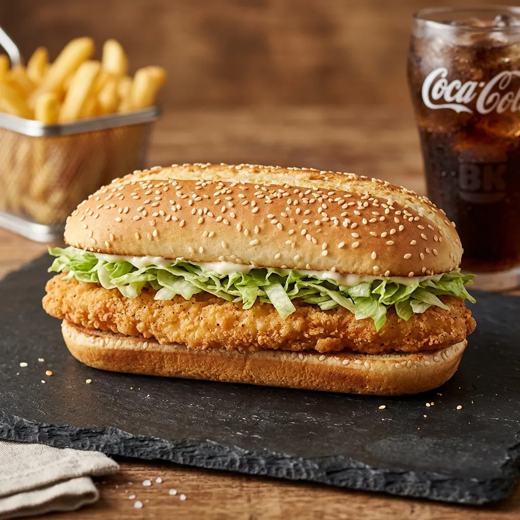 Burger King Original Chicken Sandwich, chicken item