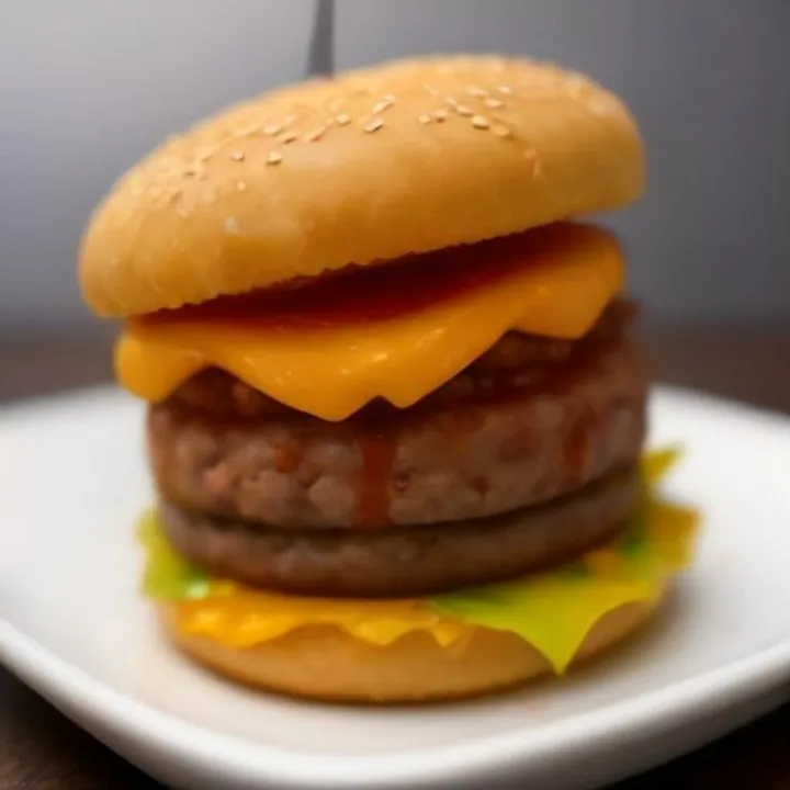 Burger King Rodeo Cheeseburger — burger