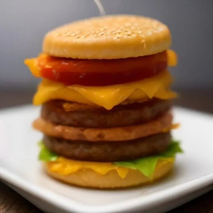 Burger King Rodeo Double Cheeseburger — burger