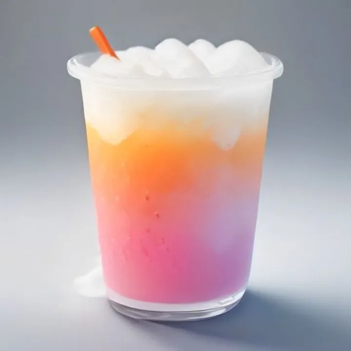 Burger King Orange Dreamsicle Freezee King — drink