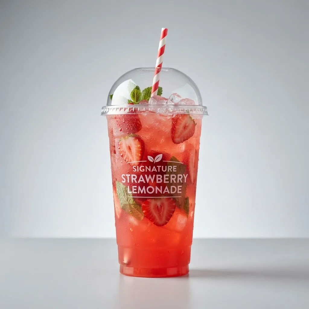 Burger King Signature Strawberry Lemonade, drink
