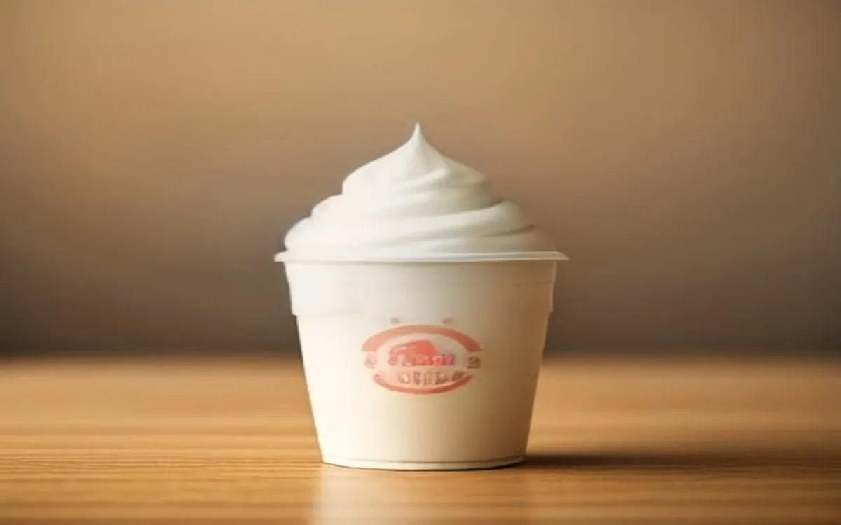 Burger King Soft Serve Cup — dessert